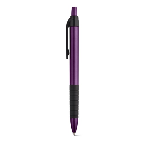 CURL. Kuličkové pero s kovovým povrchem, fialová