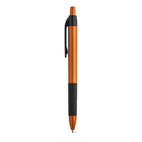 CURL. Kuličkové pero s kovovým povrchem, oranžová