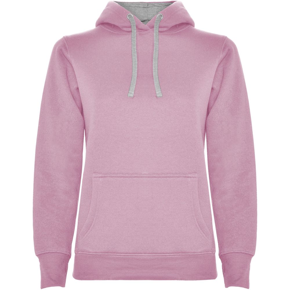 Dámská mikina ROLY URBAN, růžová s šedými doplňky, S