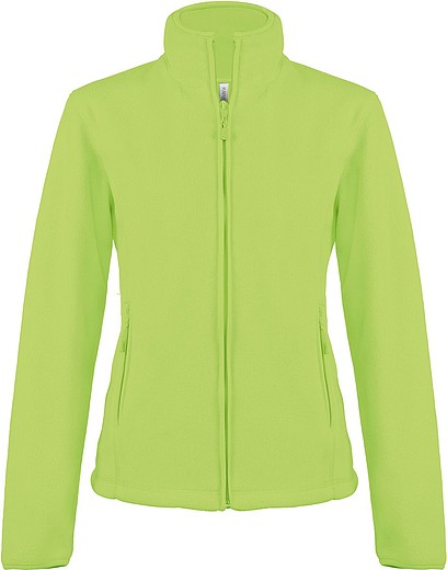 Dámská mikrofleecová mikina Kariban fleece jacket women, jasně žlutá, vel. S