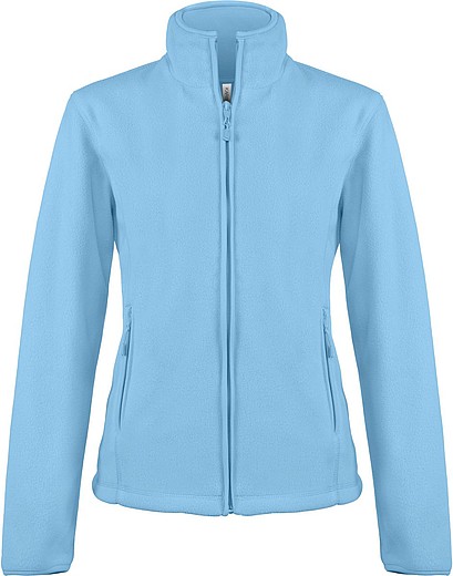Dámská mikrofleecová mikina Kariban fleece jacket women, sv. modrá, vel. M