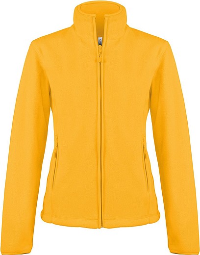 Dámská mikrofleecová mikina Kariban fleece jacket women, žlutá, vel. S