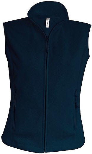 Dámská mikrofleecová vesta Kariban fleece vest women, námořní modrá, vel. S