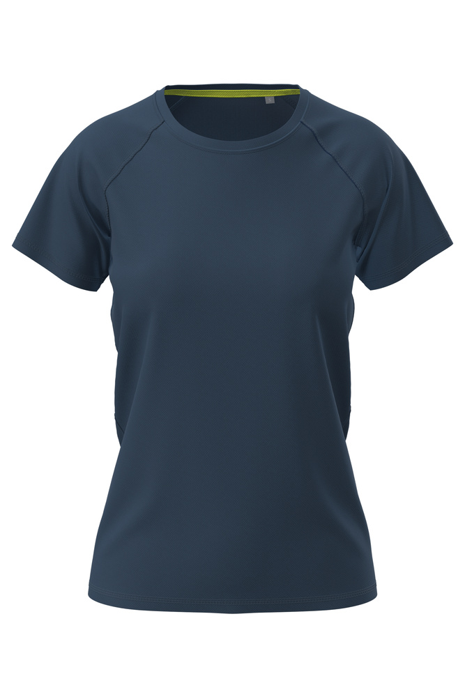 Dámské funkční tričko STEDMAN MESH RAGLAN, námořní modrá, velikost XS