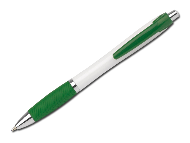 DARBY plastové kuličkové pero, modrá náplň, Zelená