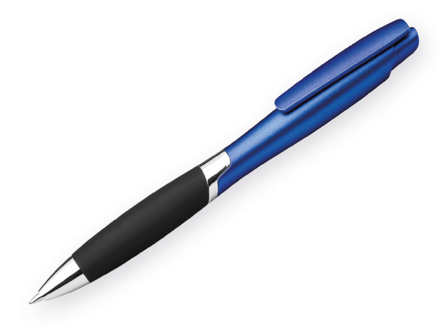 DELORA plastové kuličkové pero, modrá náplň 0,7 mm s nízkou viskozitou, Modrá