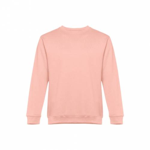 DELTA. Mikina (unisex) z bavlny a polyesteru, lososová, L