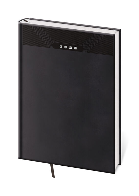 Denní diář A5 Print Classic černý