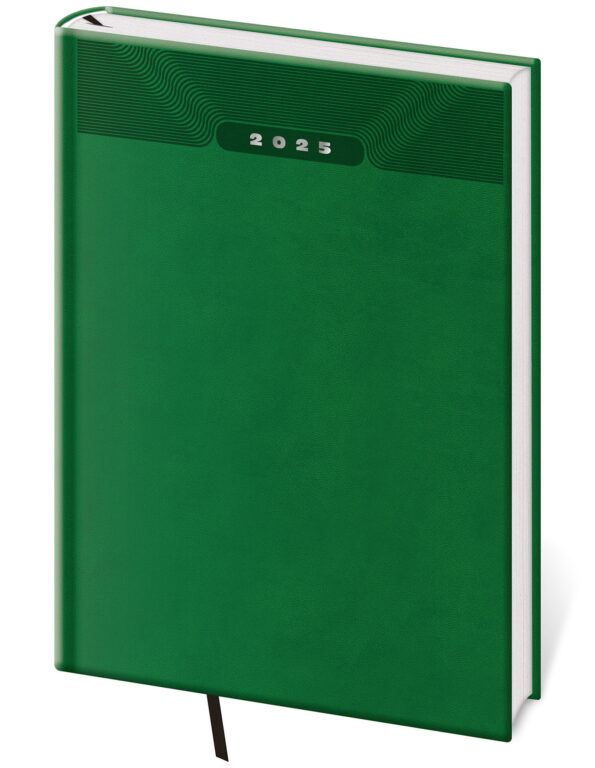 Denní diář A5 Print Classic zelený