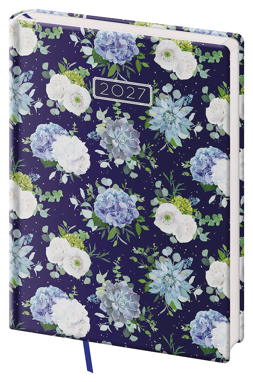 Denní diář A5 Vario Lyra Floral