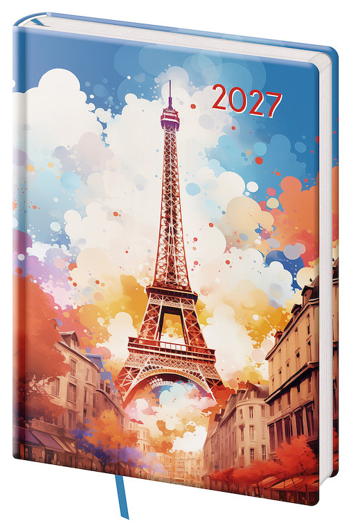 Denní diář A5 Vario Lyra Paris