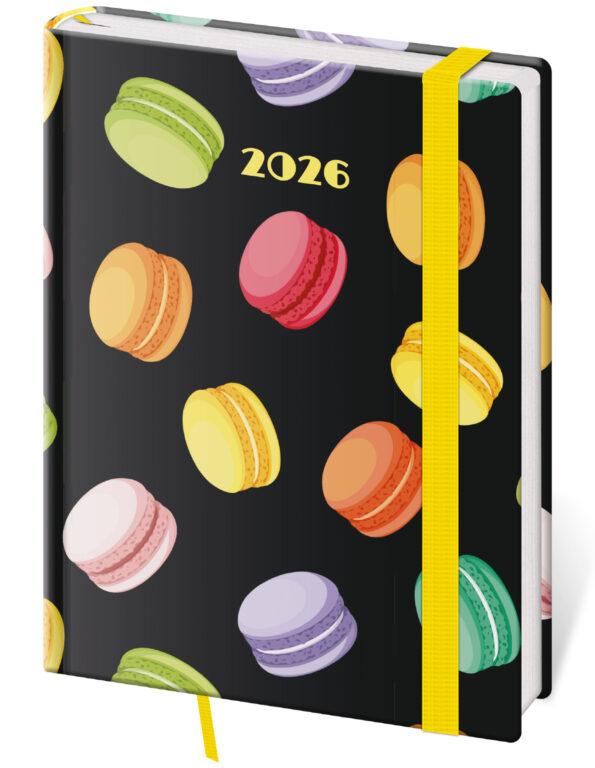 Denní diář B6 Vario Macarons s gumičkou
