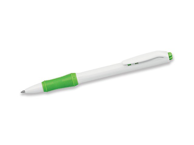 DENT plastové kuličkové pero, modrá náplň, Světle zelená