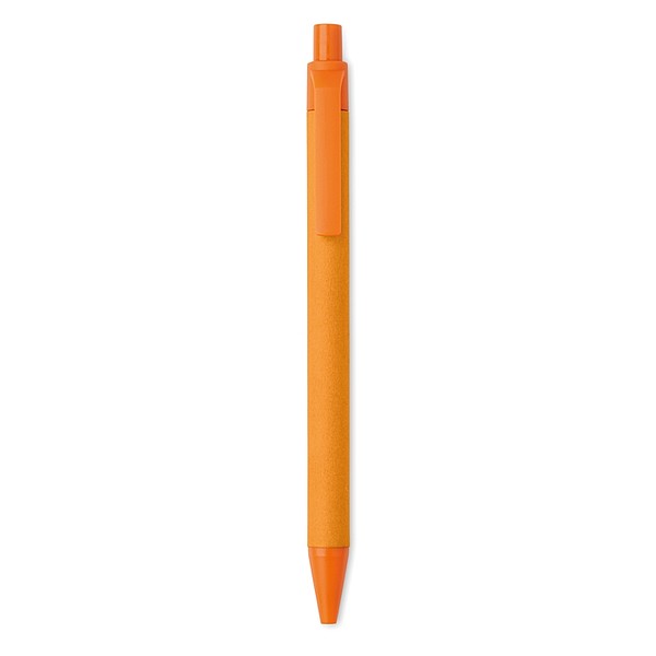DIABAL Kuličkové pero z papíru a PLA, modrá n., oranžové