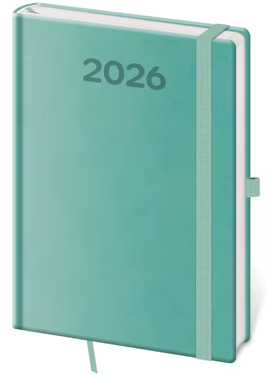 Diář týdenní A5 Print Pop - světle zelená 2027