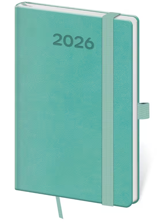 Diář týdenní kapesní Print Pop - mátová 2027