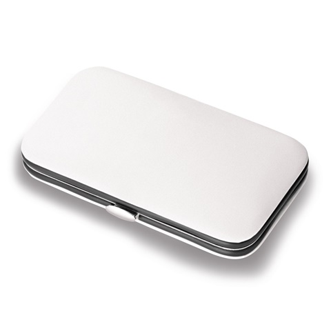 bílá DIAZ. Pětidílná sada na manikúru, bílá