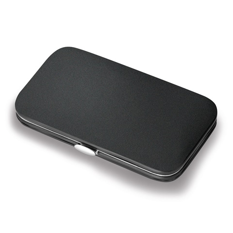 černá DIAZ. Pětidílná sada na manikúru, černá