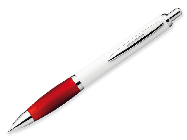 DIGIT plastové kuličkové pero, modrá náplň, Červená