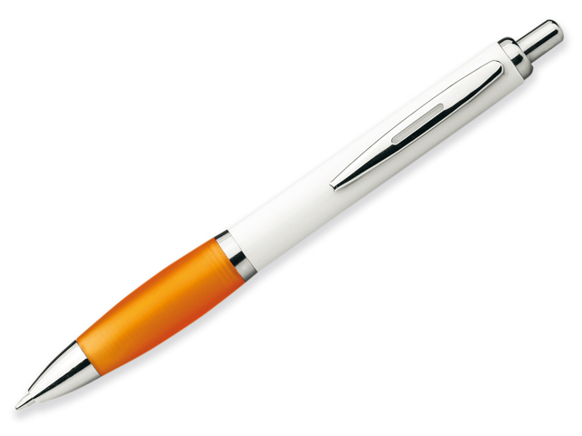 DIGIT plastové kuličkové pero, modrá náplň, Oranžová