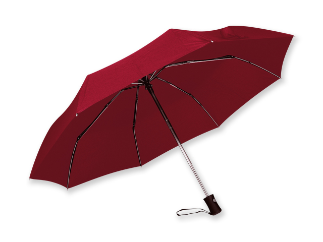 DIMA polyesterový skládací deštník, open/close, 8 panelů, SANTINI, Červená
