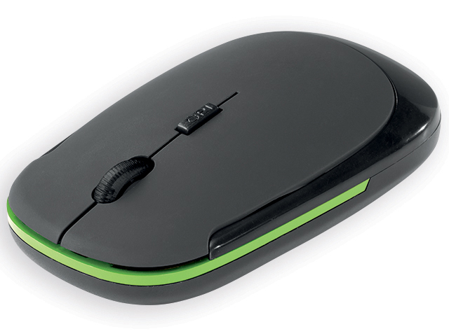 DIXON bezdrátová PC myš, Limetkově zelená