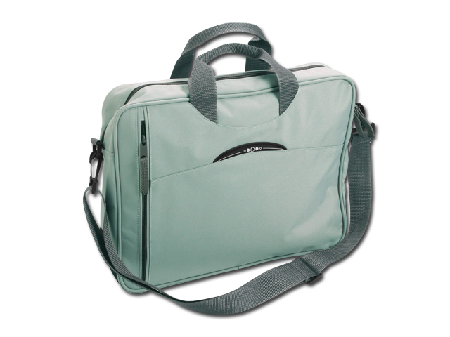 DOC polyesterová taška na notebook, 420D, Světle šedá