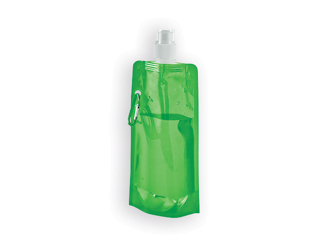 DONATA II plastová skládací láhev, 460 ml, Světle zelená