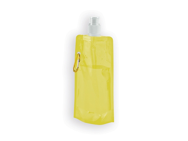 DONATA II plastová skládací láhev, 460 ml, Žlutá