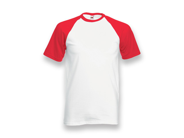 DOUBLER unisex tričko, 165 g/m2, vel. S, FRUIT OF THE LOOM, Červená