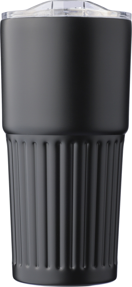 Dvoustěnný termohrnek z recyklované nerezové oceli 500 ml, černá
