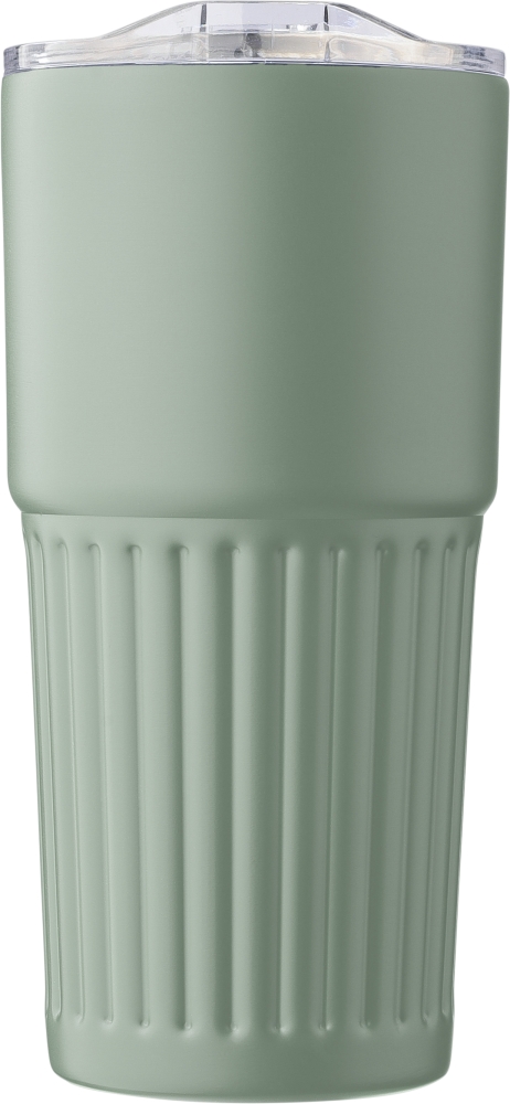 Dvoustěnný termohrnek z recyklované nerezové oceli 500 ml, zelená