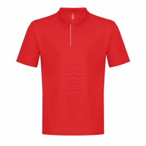 DYNAMIC. Polo tričko pro muže s technickými vlastnostmi, červená, 3XL