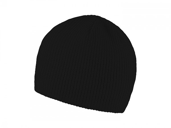 EGON Pohodlná zimní čepice s vnitřní čelenkou, černá