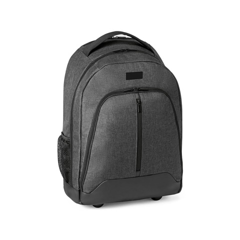 EINDHOVEN. Batoh na kolečkách pro notebook 15.6'' a polyester 600D, tmavě šedá