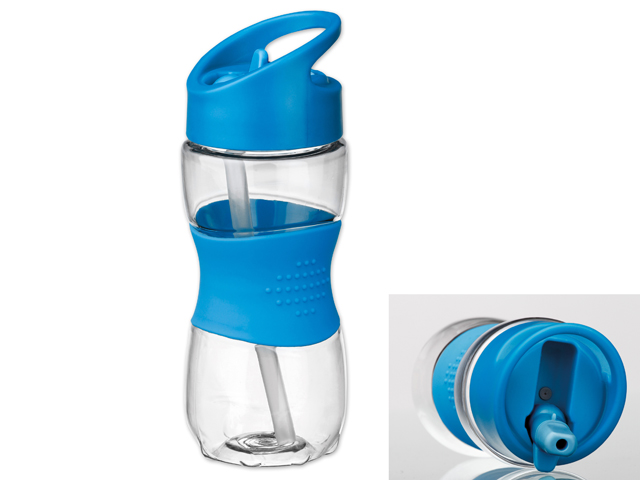 ELIJAH plastová sportovní láhev, 350 ml, Světle modrá