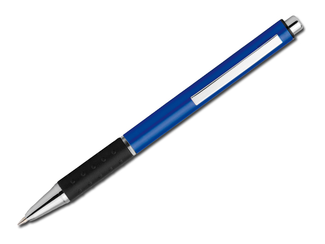 ELKE kovové kuličkové pero, modrá náplň, Modrá
