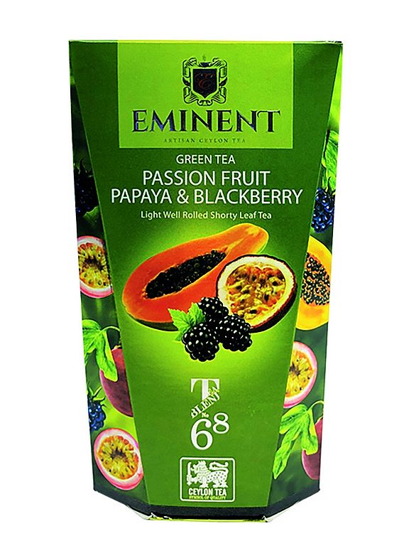 EMINENT Green Tea Passion Fruit Papaya & Blackberry papír 100g