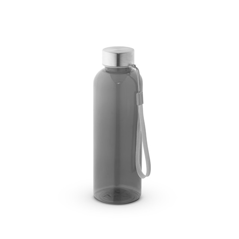 ENDERS M. Recyklovaného PET (100% rPET) láhev s lesklým průsvitným povrchem 600 ml, černá