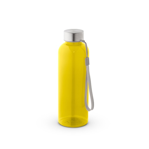 ENDERS M. Recyklovaného PET (100% rPET) láhev s lesklým průsvitným povrchem 600 ml, žlutá