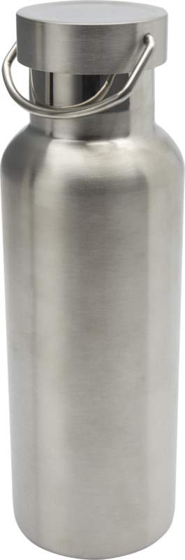EROLA Dvoustěnná termoska z recyklované nerezové oceli, 500 ml, stříbrná