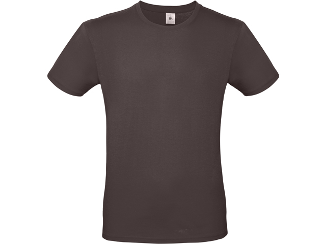 EXALTICO pánské tričko, 145 g/m2, vel. S, B&C, Hnědá