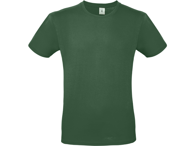 EXALTICO pánské tričko, 145 g/m2, vel. S, B&C, Lahvově zelená