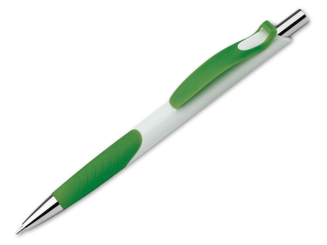 FELICE plastové kuličkové pero, modrá náplň, Zelená