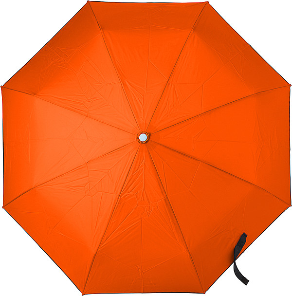 FELICIDAD Skládací automatický OC deštník, rozměry 95 x 30 cm, oranžový