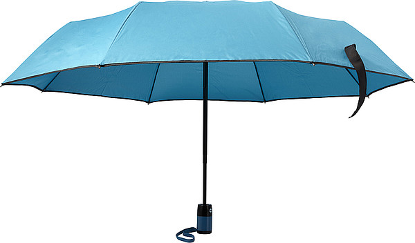 FELICIDAD Skládací automatický OC deštník, rozměry 95 x 30 cm, světle modrý