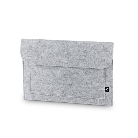 FELPY SLEEVE. Taška na notebook z recyklované plsti (100% rPET), světle šedá