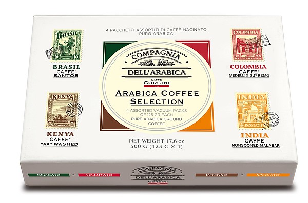 FIETRA Dárková kolekce pražených mletých káv, 100% arabica, v dárkové krabičce