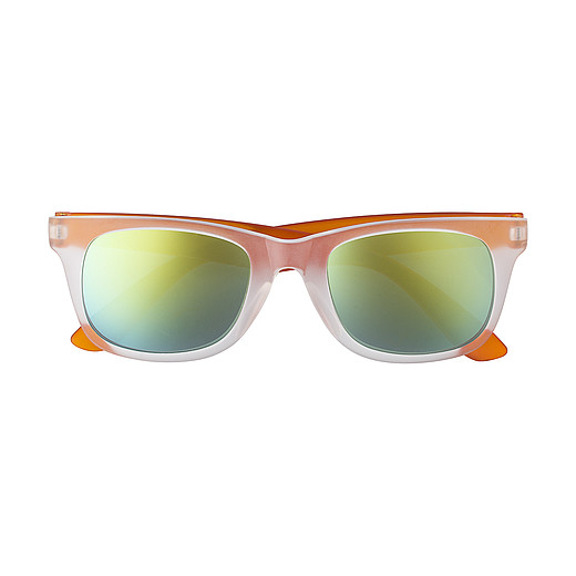 FINGO Plastové sluneční brýle s UV400 ochranou, oranžové