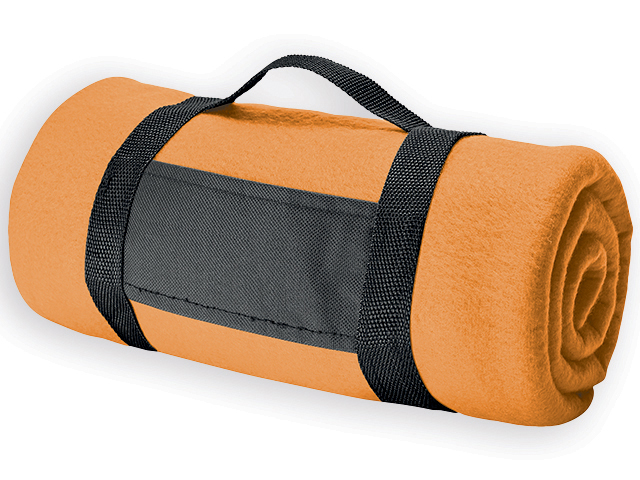 FIT II cestovní fleecová deka, 180 g/m2, Oranžová